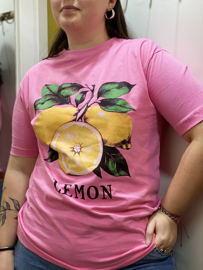 Remera Oversized Coco con Estampado de Limones