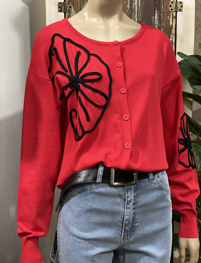 Saco Amabelia con Bordado Floral