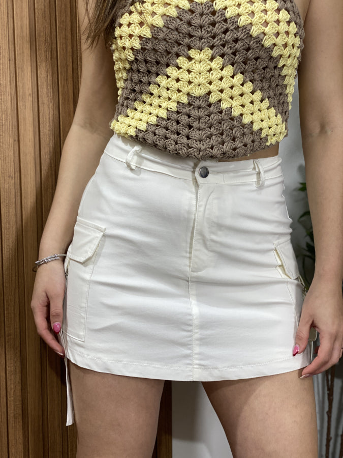 Short Pollera Bonnie en Gabardina Urban