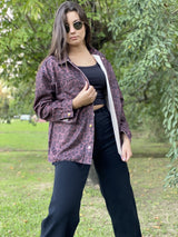 Sobrecamisa de Gabardina Agatha Animal Print