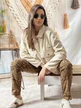 Sobrecamisa Denim Cora con Ajuste y Bolsillos