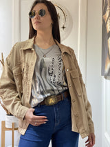 Sobrecamisa en Pana Bordada Viviana
