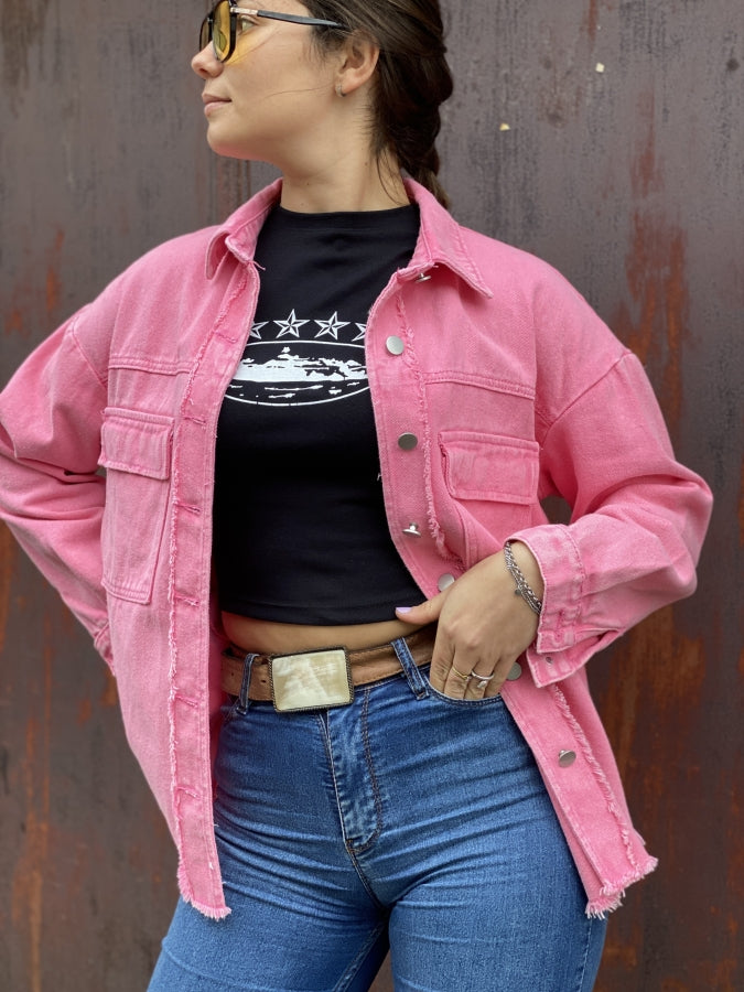 Sobrecamisa de Gabardina Anahi Desflecada