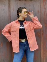 Sobrecamisa de Gabardina Anahi Desflecada