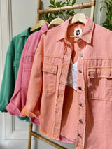 Sobrecamisa de Gabardina Anahi Desflecada