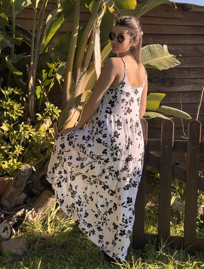 Maxi Vestido en Crepé Ainara