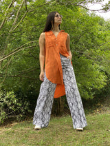 Vestido Camisero Ginebra con Tajos Laterales