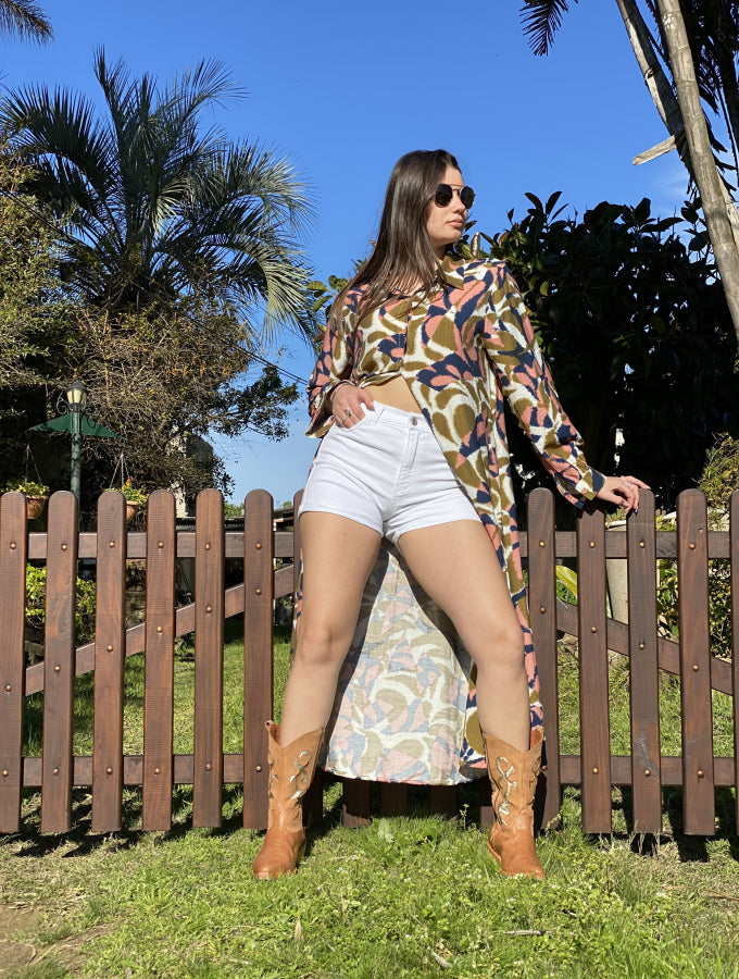 Vestido Camisero Cobalto Ludovica