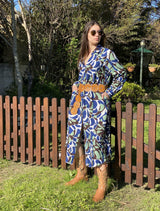 Vestido Camisero Cobalto Ludovica