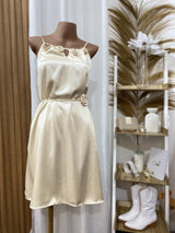 Vestido en Satén Manuela