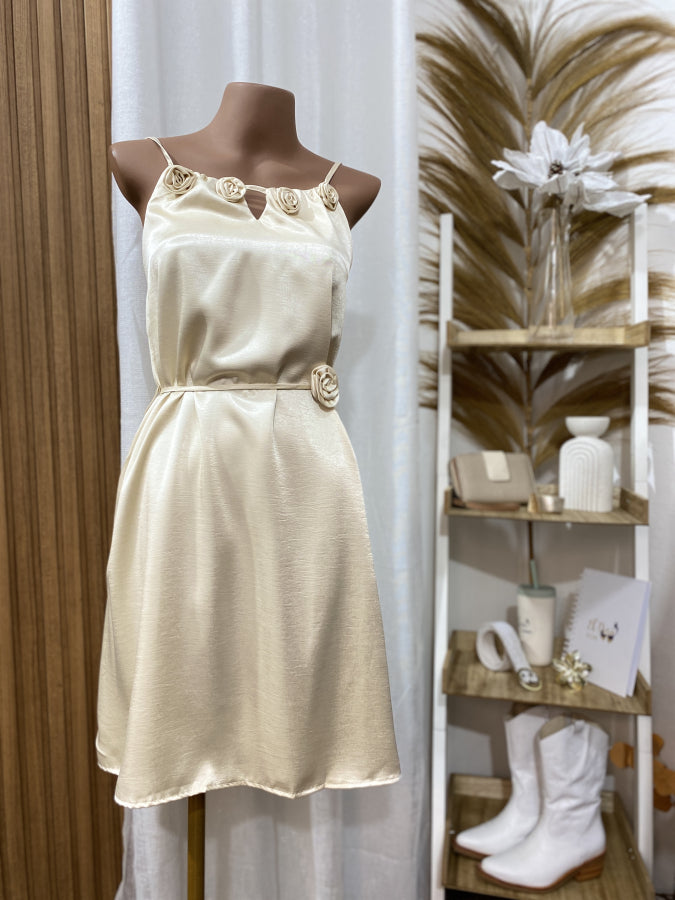 Vestido en Satén Manuela