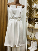 Vestido en Satén Manuela