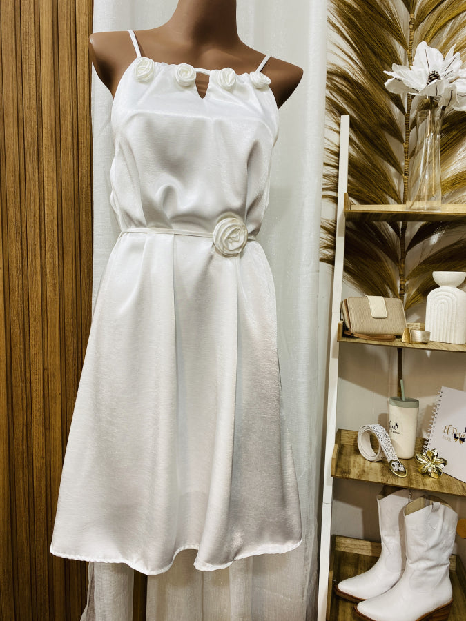 Vestido en Satén Manuela