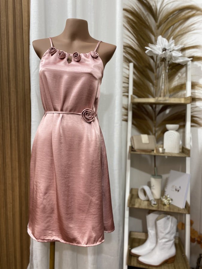 Vestido en Satén Manuela
