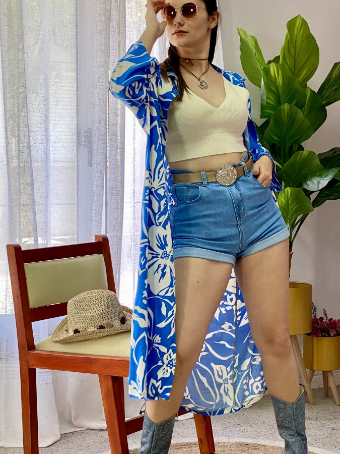 Vestido en Lino Sashi