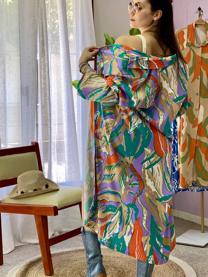 Vestido en Lino Sashi