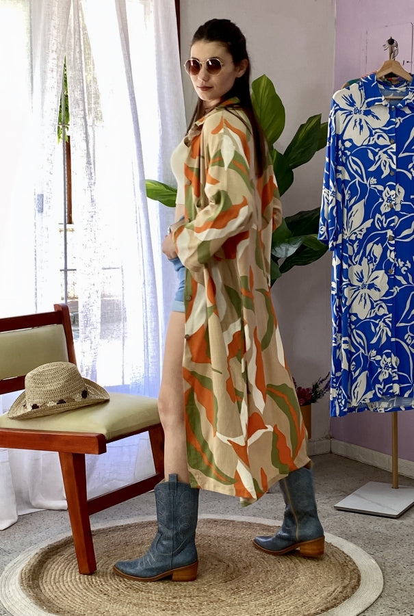 Vestido en Lino Sashi