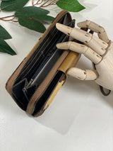 Billetera Alexa California Cuero Genuino & Animal Print