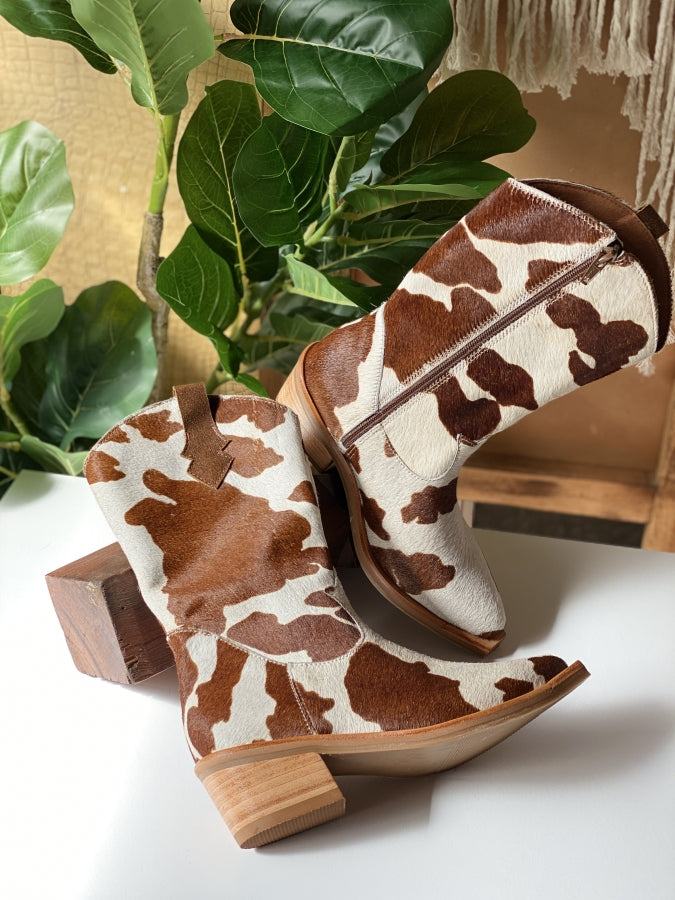 Bota Savage en Cuero Multitono