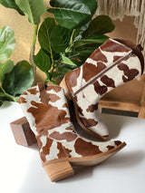 Bota Savage en Cuero Multitono