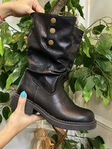 Bota Amalia en Eco-Cuero Chocolate