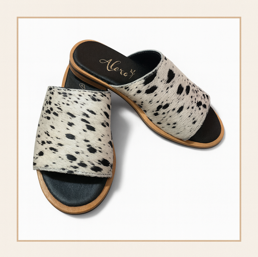 Sandalia Milan en Cuero Genuino con Plantilla Acolchada