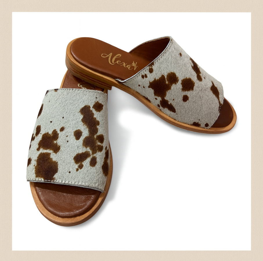 Sandalia Milan en Cuero Genuino con Plantilla Acolchada