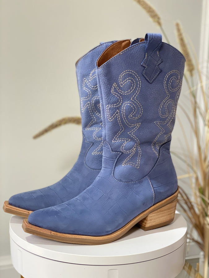 Bota Savage en Cuero Multitono