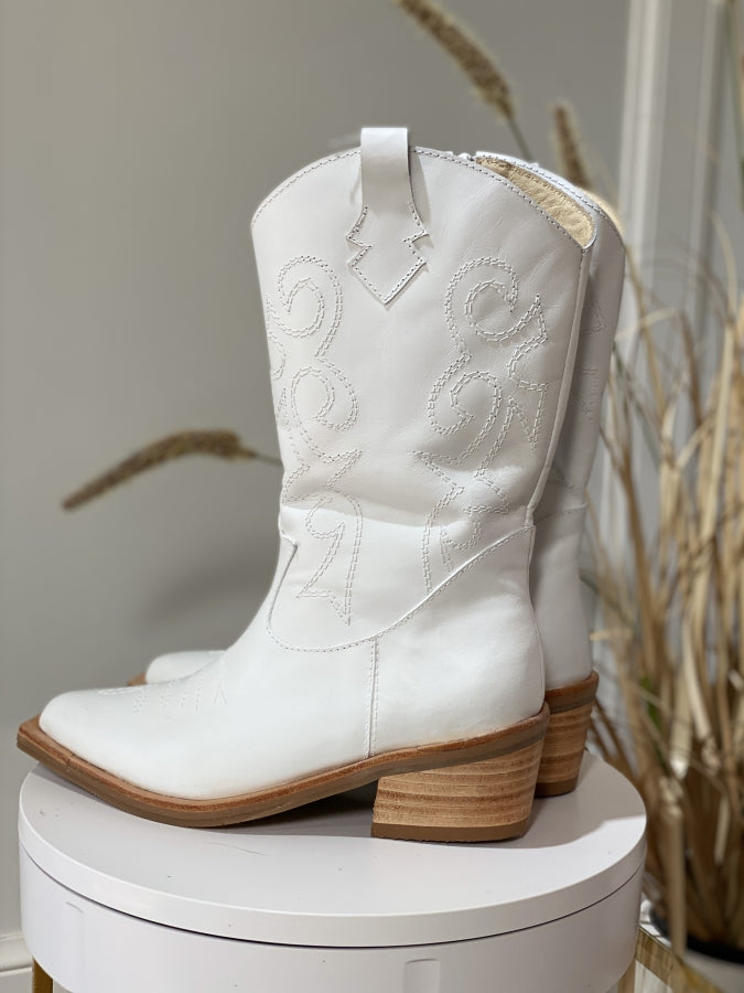 Bota Savage en Cuero Multitono