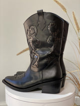 Bota Savage en Cuero Multitono